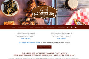 Big Mikes BBQ apex cary north carolina