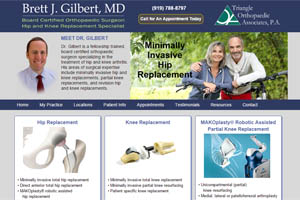 Brett Gilbert MD Orthopaedic Surgeon Raleigh and Durham NC