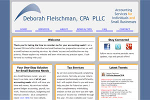 Deborah Fleischman CPA PLLC website