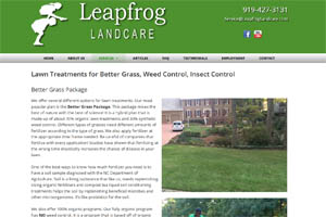 landscape management leapfrog fuquay nc 