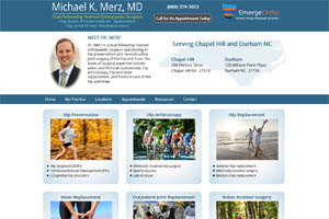Micheal Merz MD Orthopaedic Surgeon Chapel Hill and Durham NC