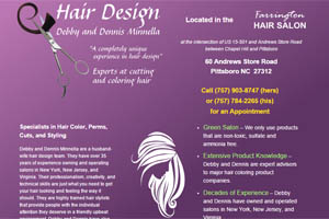 Debby and Dennis Minnella Hair Design Pittsboro NC
