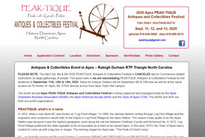 apex north carolina antiques festival