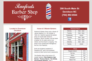 Raeford's Barber Shop Davidson NC