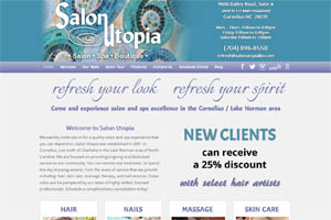 Salon Utopia website