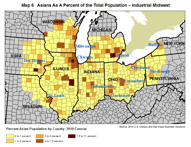 map of asian population in the industrial midwest